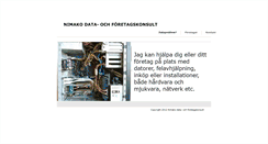 Desktop Screenshot of nimako.etanet.se